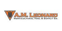 V.A.M. Leonard Horticultural Tool & Supply Co. logo in orange and black