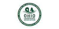 Ohio Landscape Association green circular logo with white text and tree icon