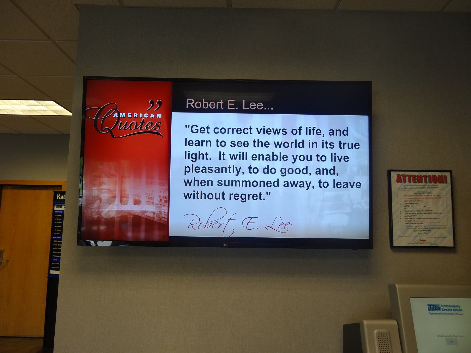 Commercial TV installation