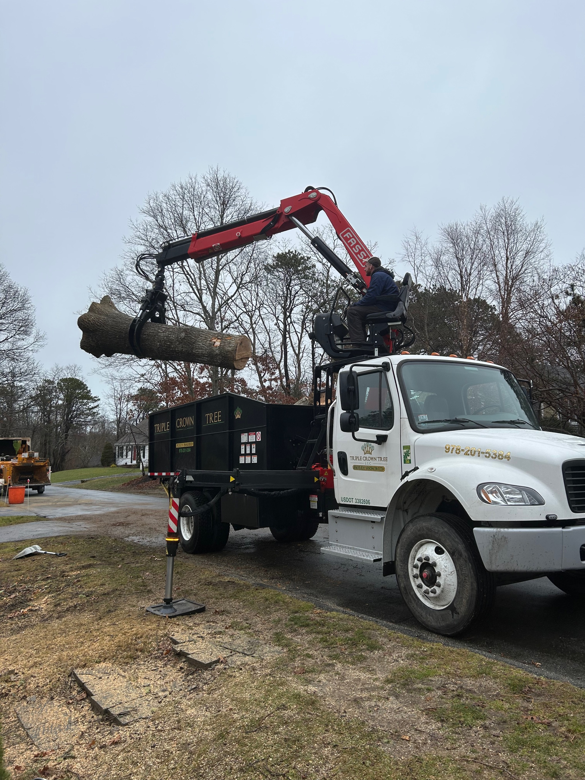 International Chip Truck