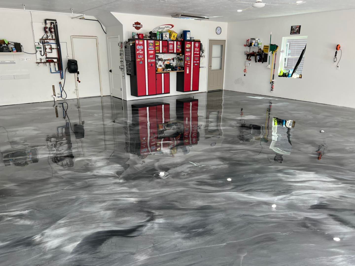 Metallic Concrete Floor Coating