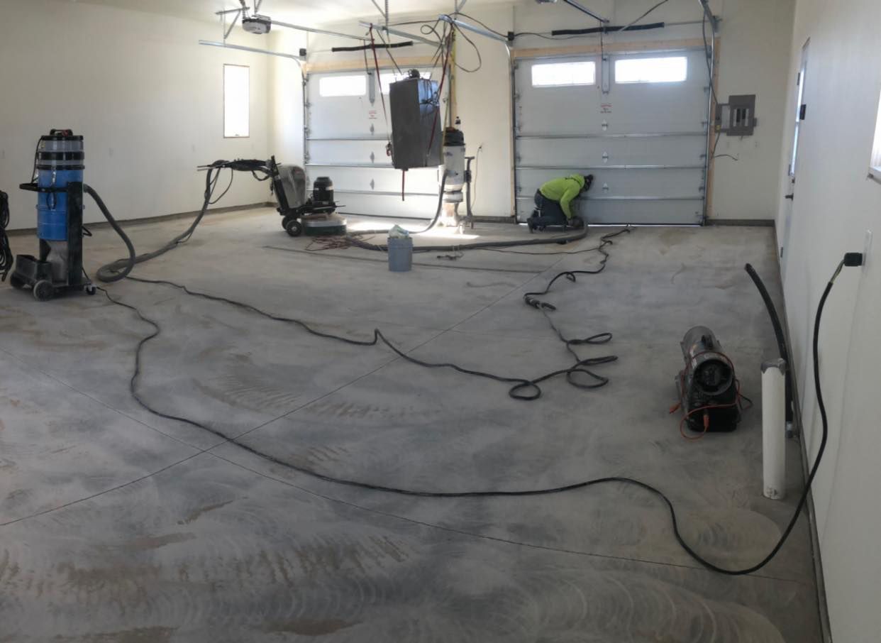 Concrete flooring service