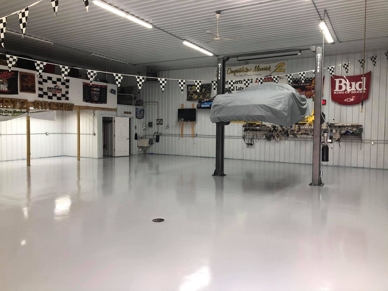 Concrete flooring service