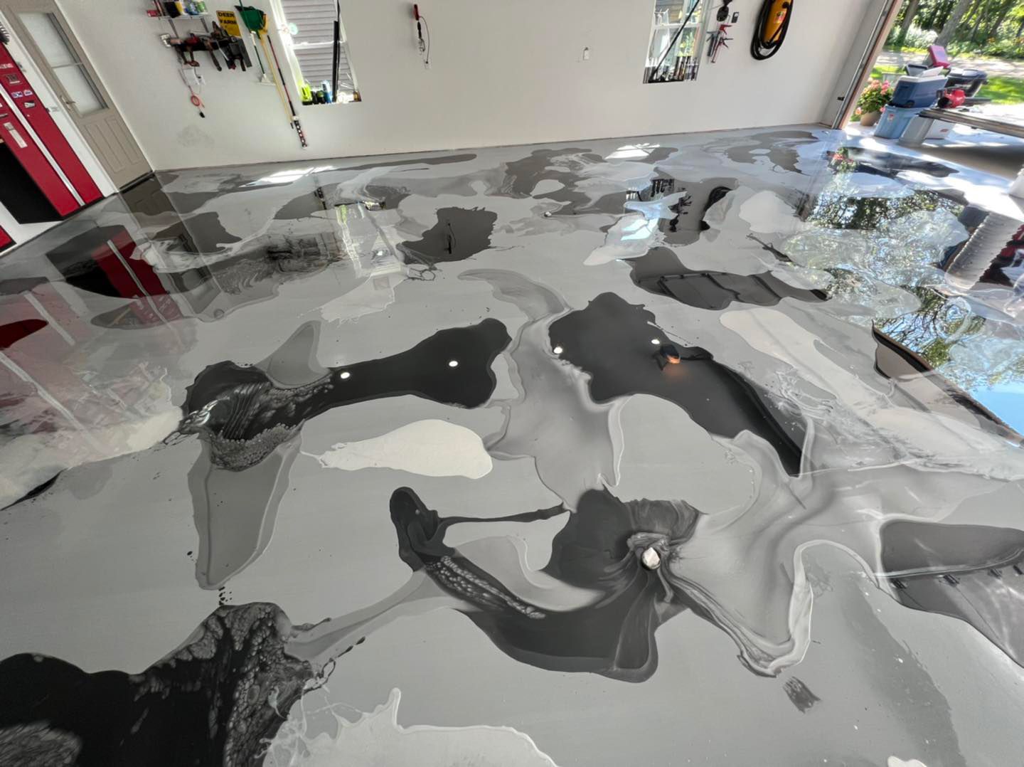 Concrete flooring service