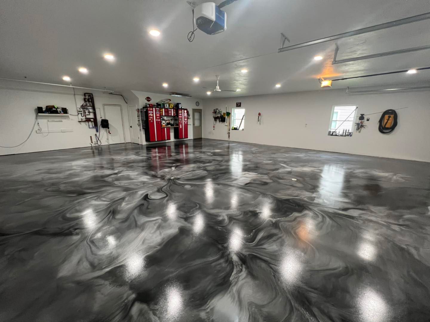Concrete flooring service