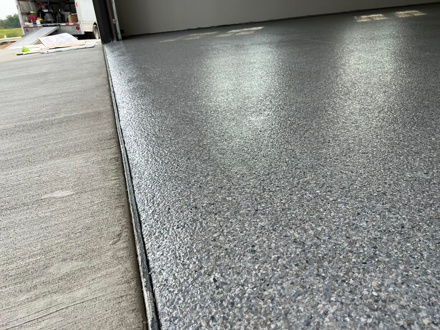 Concrete flooring service