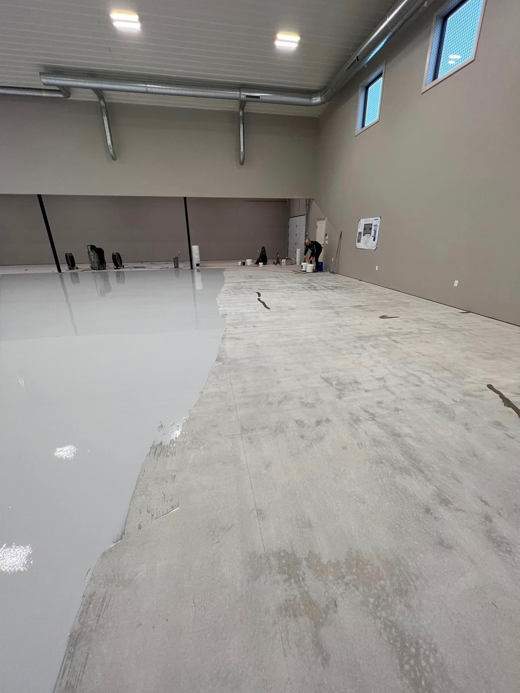 Concrete flooring service