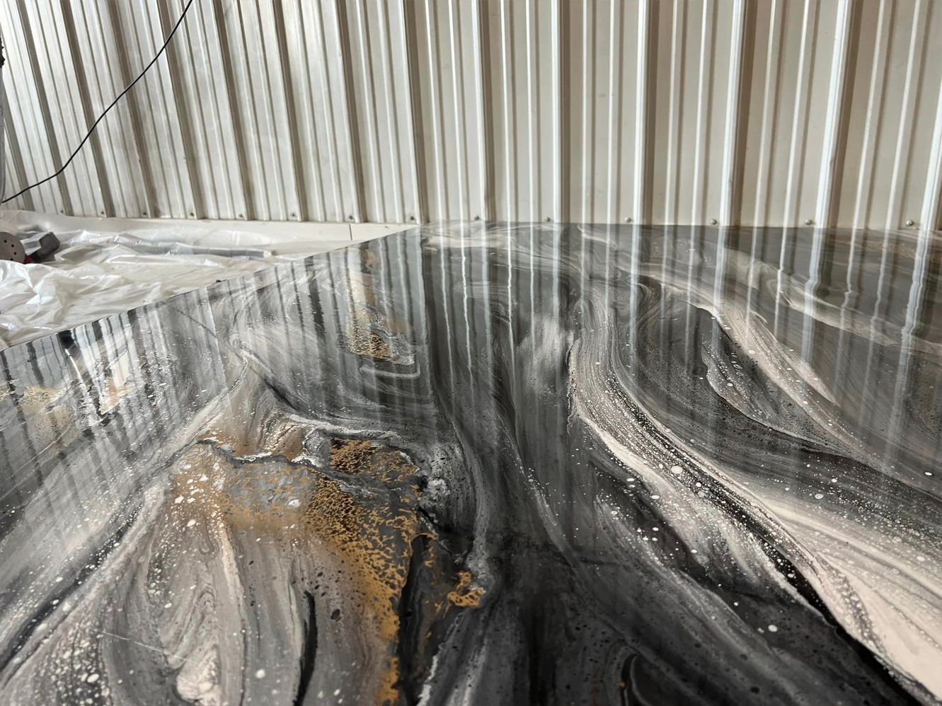 Concrete flooring service