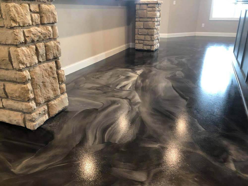 Concrete flooring service