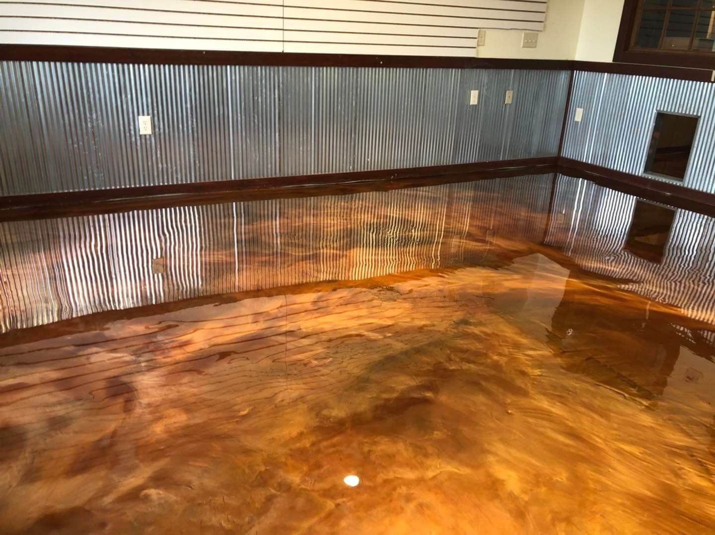 Concrete flooring service