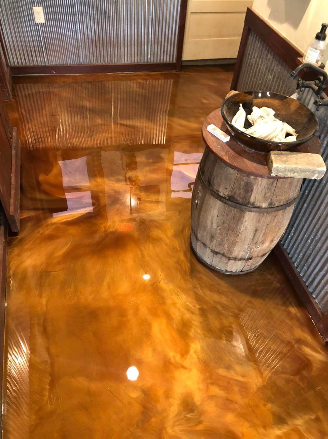 Concrete flooring service