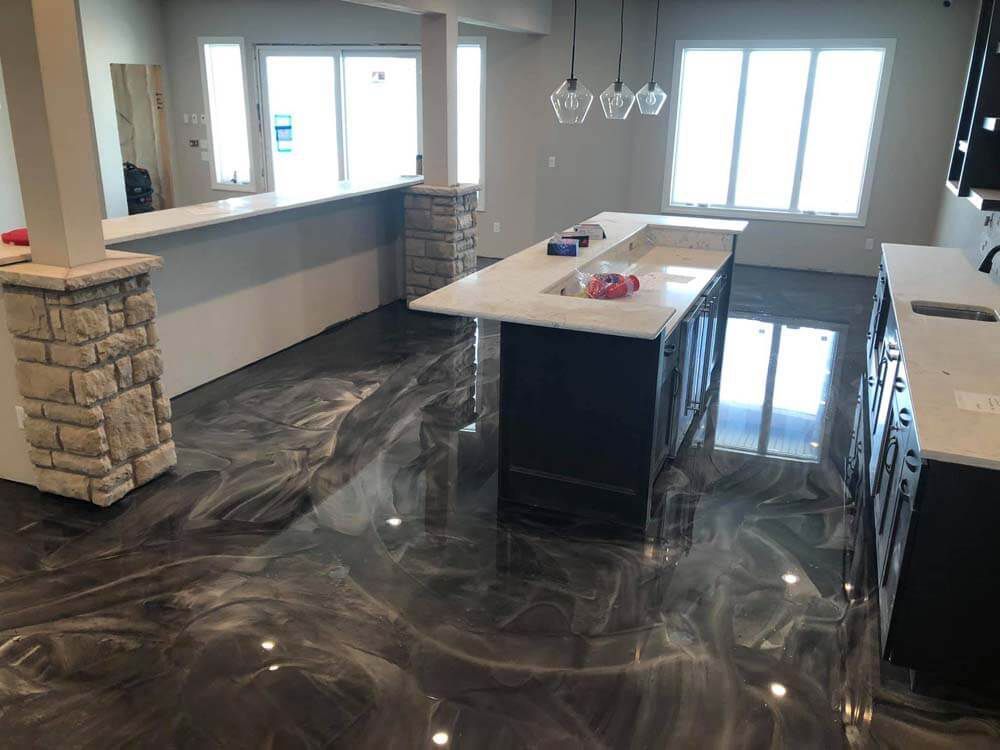 Concrete flooring service