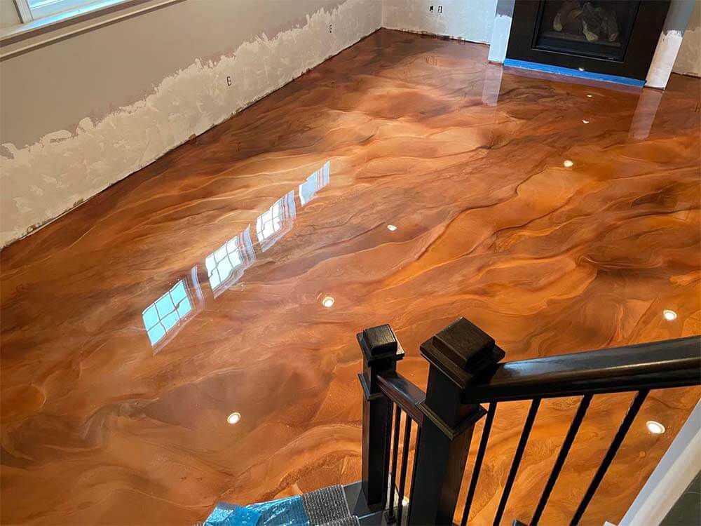 Concrete flooring service