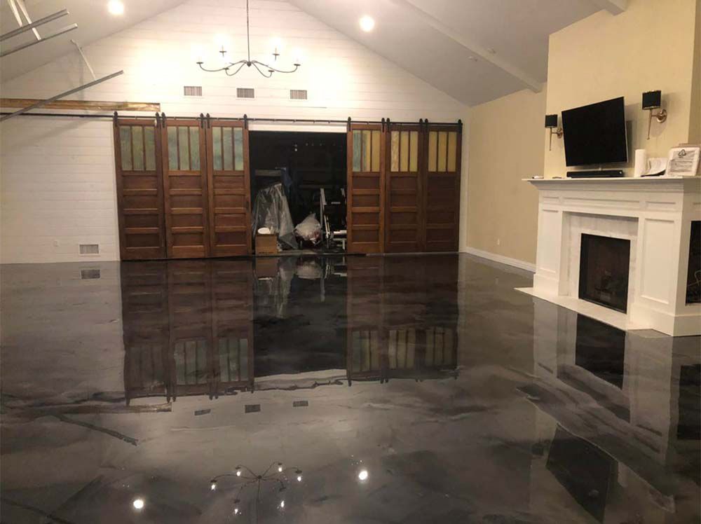 Concrete flooring service