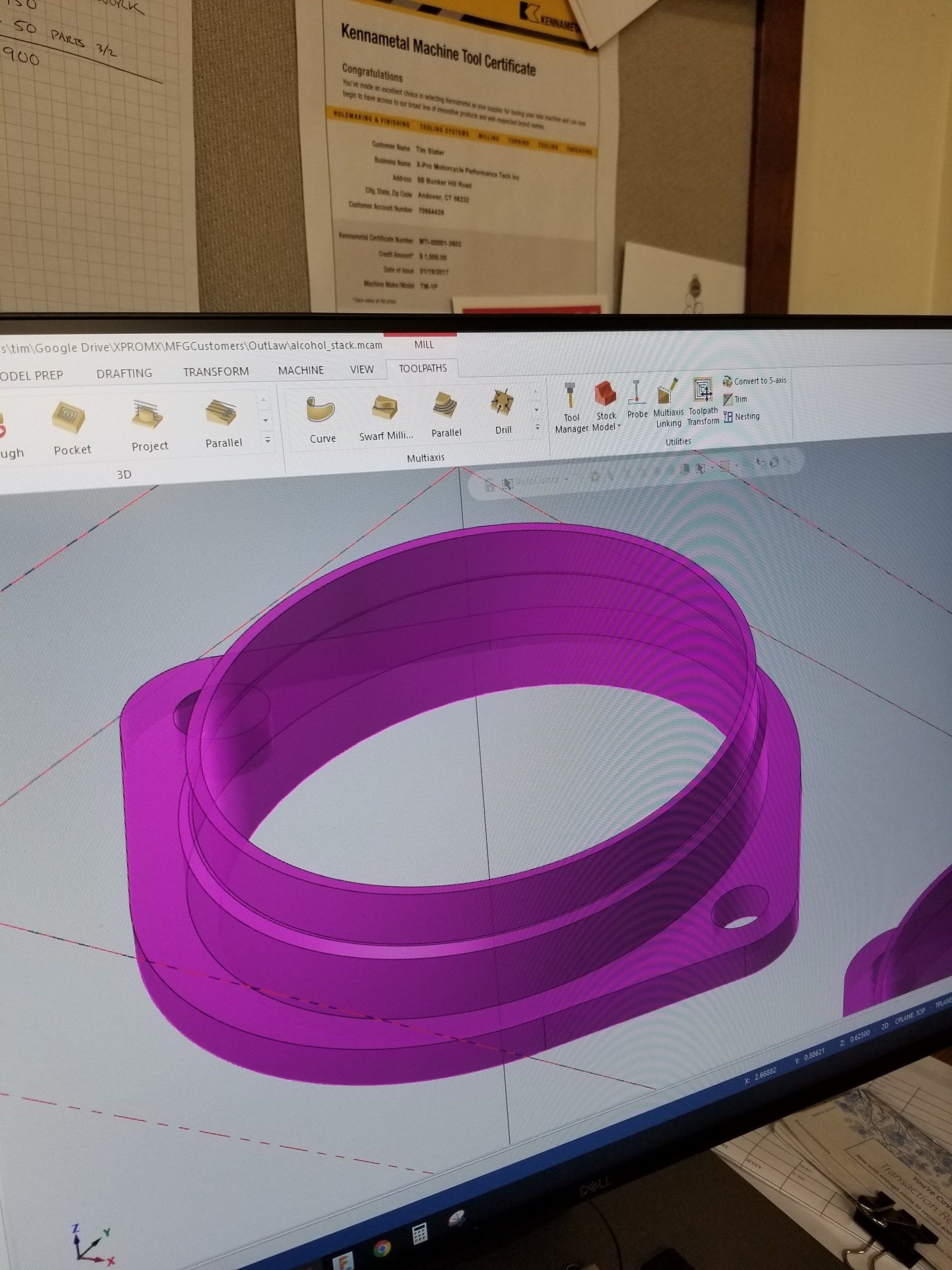 X-Pro designing a custom intake flange