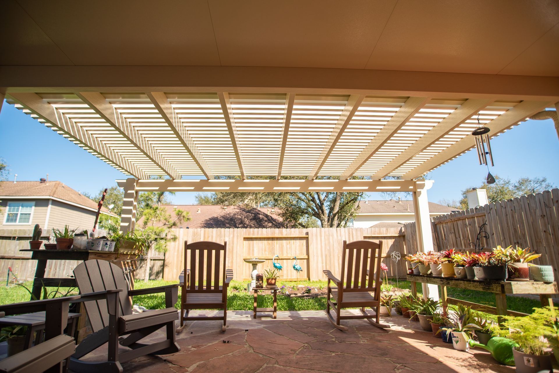 Louvered Pergola System