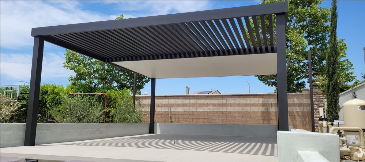 beautiful 4K aluminum patio cover