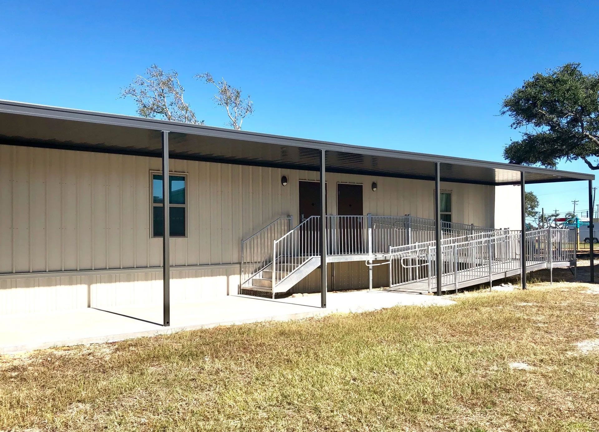 industrial patio cover