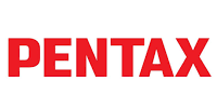 The red, bold, sans-serif logo of the brand Pentax on a white background.