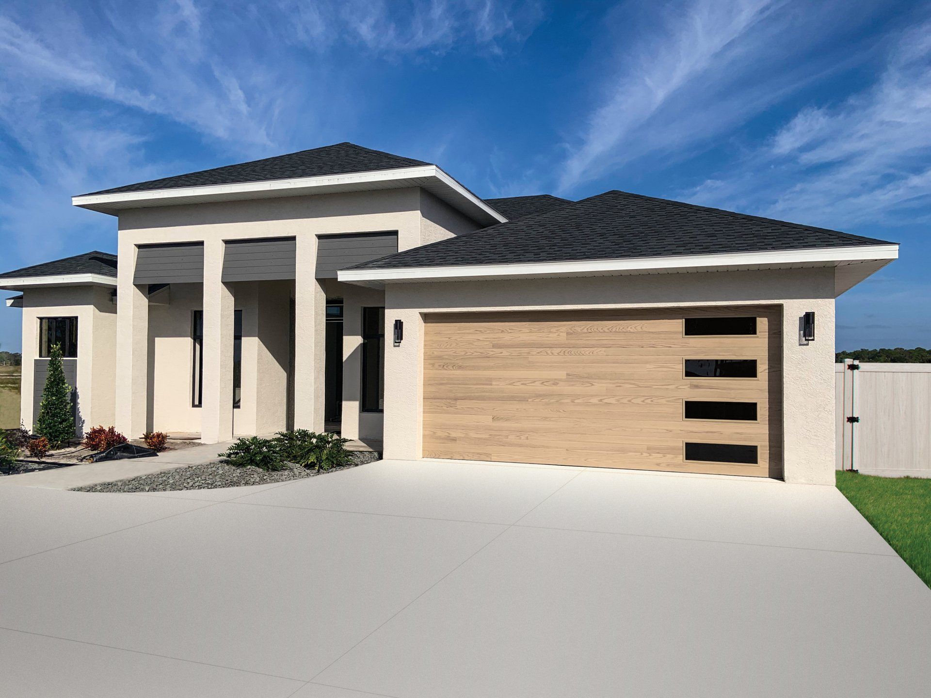 Residential garage doors