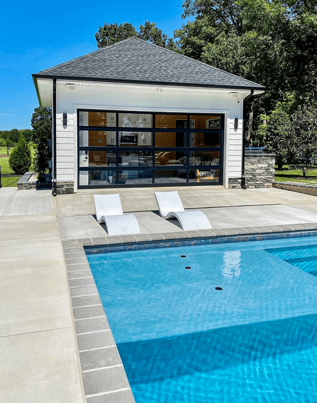 Glass overhead doors