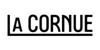 A black logo consisting of the text 