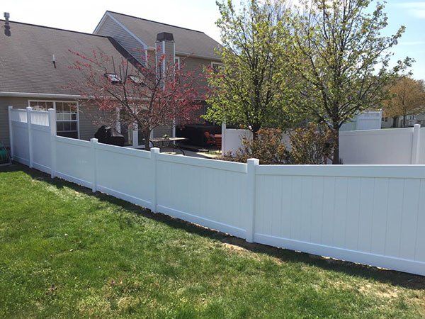 Vinyl fence