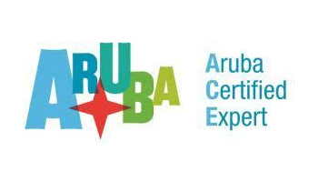 Aruba certified expert logo on a white background
