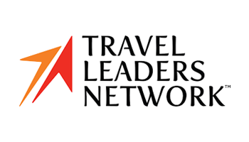 The travel leaders network logo has a star on it