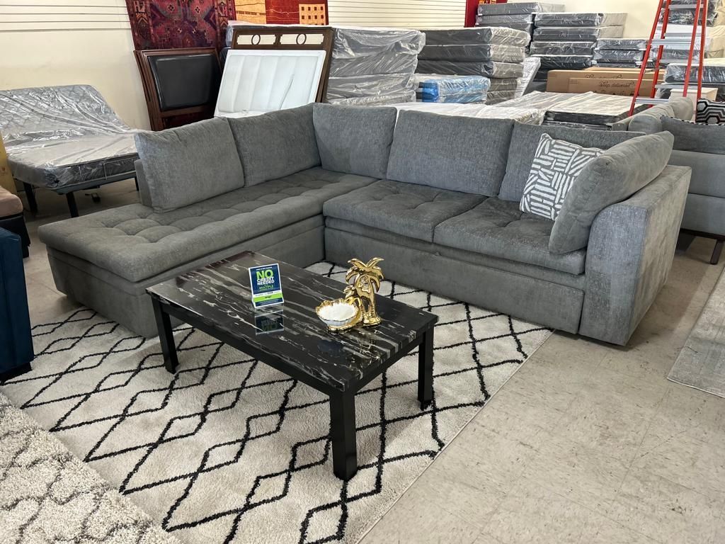 gray sectional furniture