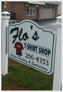 Flo s T Shirt Shop Custom Logo Design Mount Wolf P