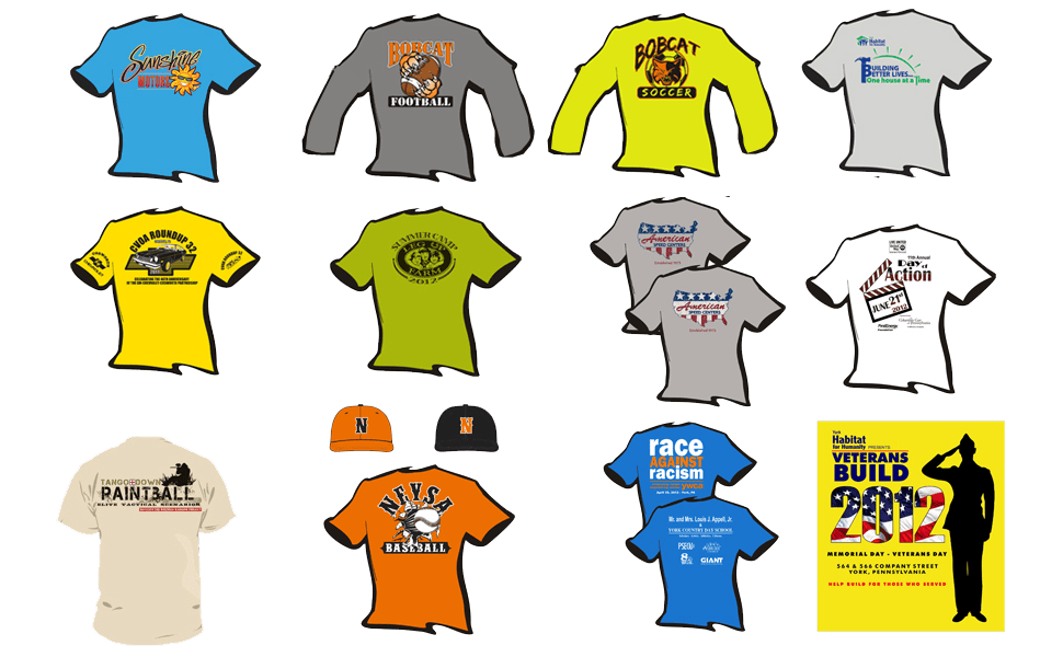 Custom T-Shirt Printing and Branding - Screen Printing T-Shirt Locations –  Fabricated Customs