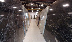 Granite and marble slabs