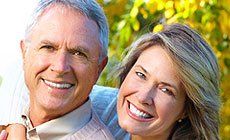 Happy elderly couple