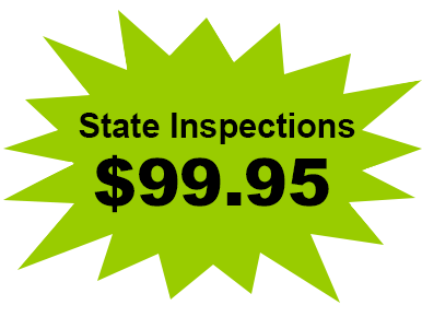 State Inspections $99.95