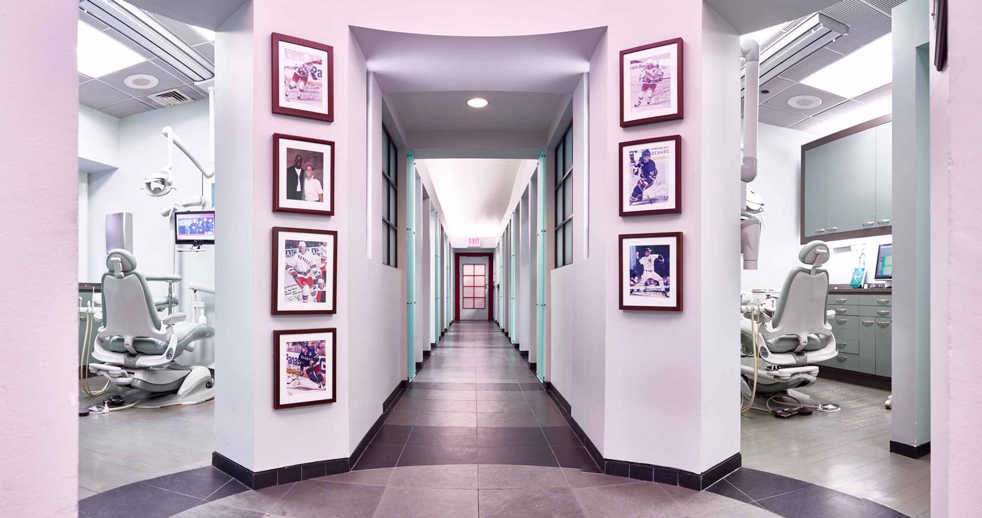 hallway in the dental clinic