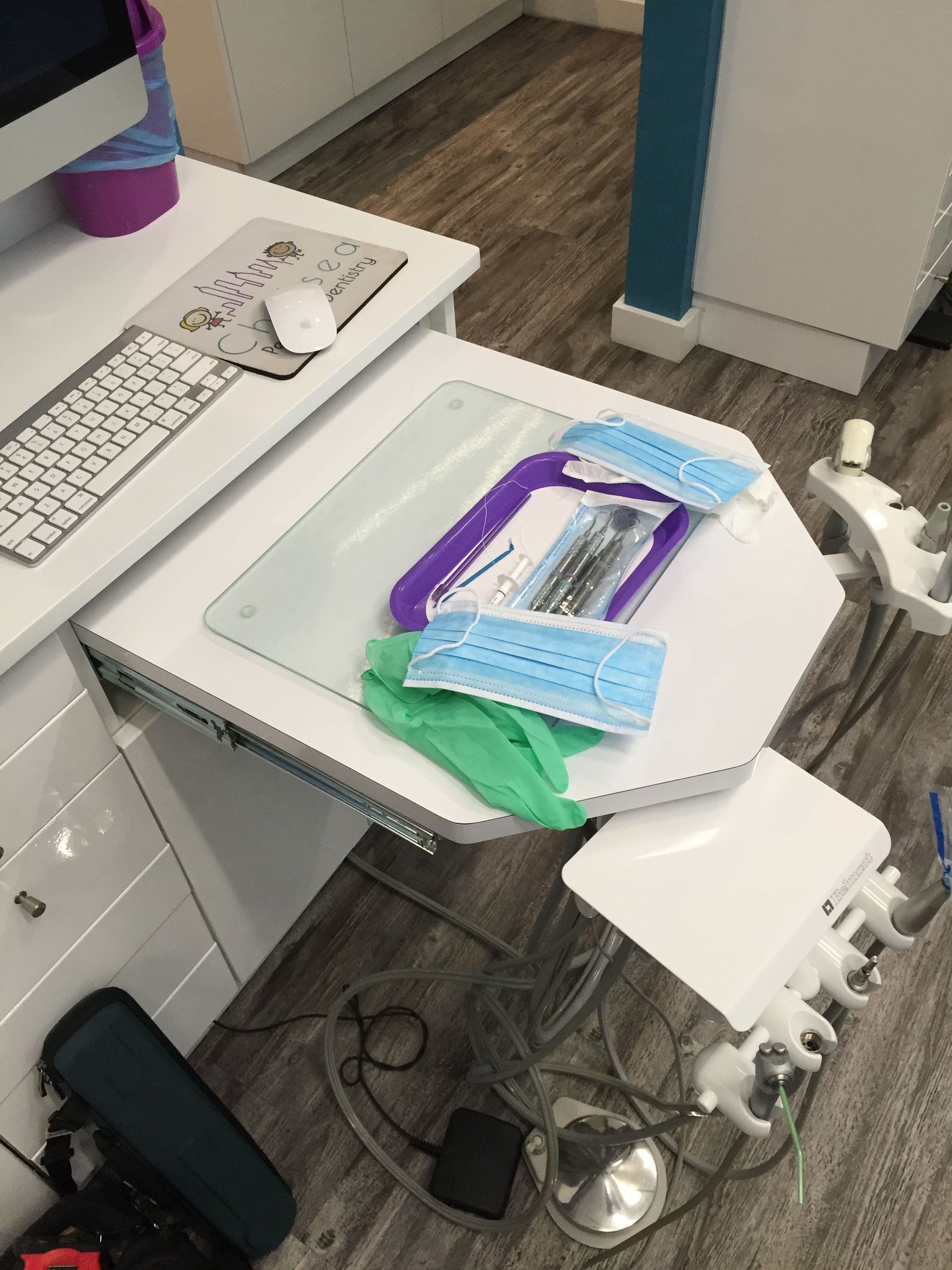 attached dental table