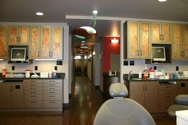 hallway to the treatment area