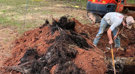 Learn more about septic services Septic tank being dug for servicing