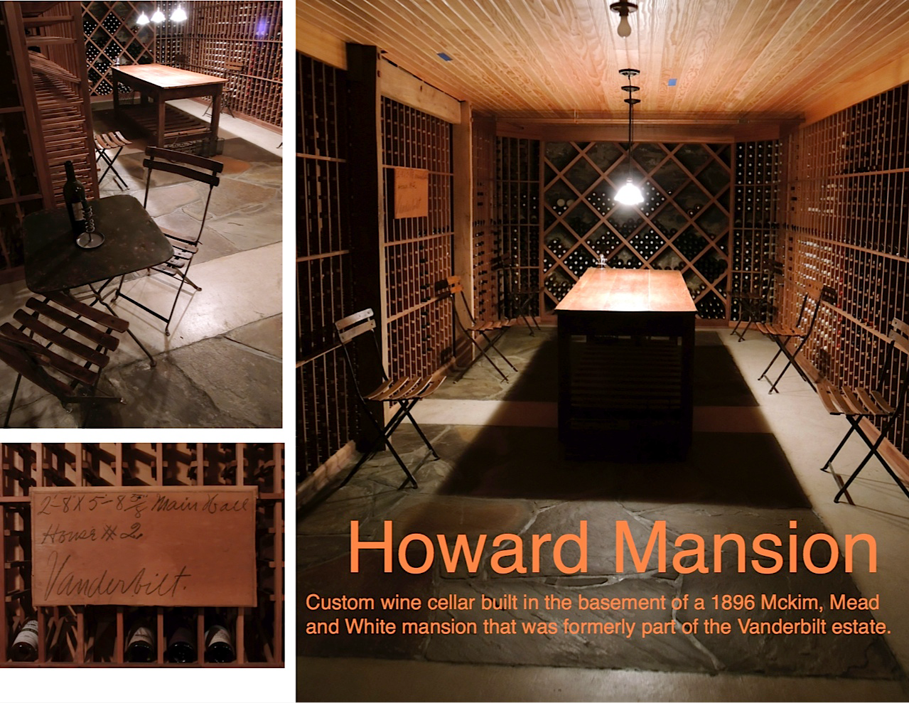Custom wine cellar