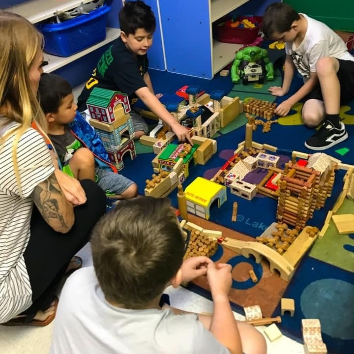 Children sitting down