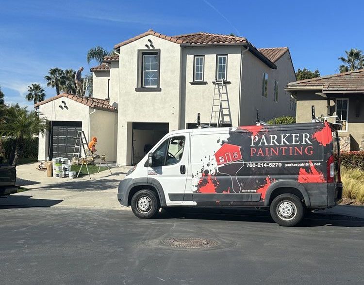 White van with