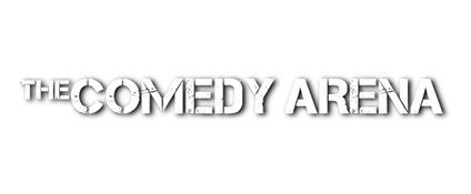 “The Comedy Arena” text logo
