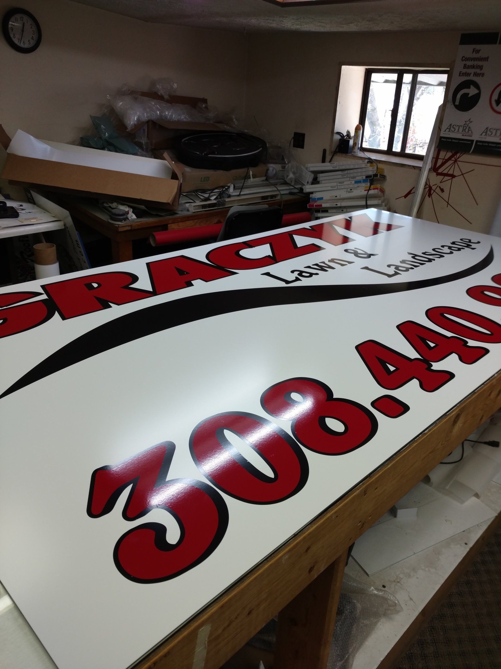 Sign making