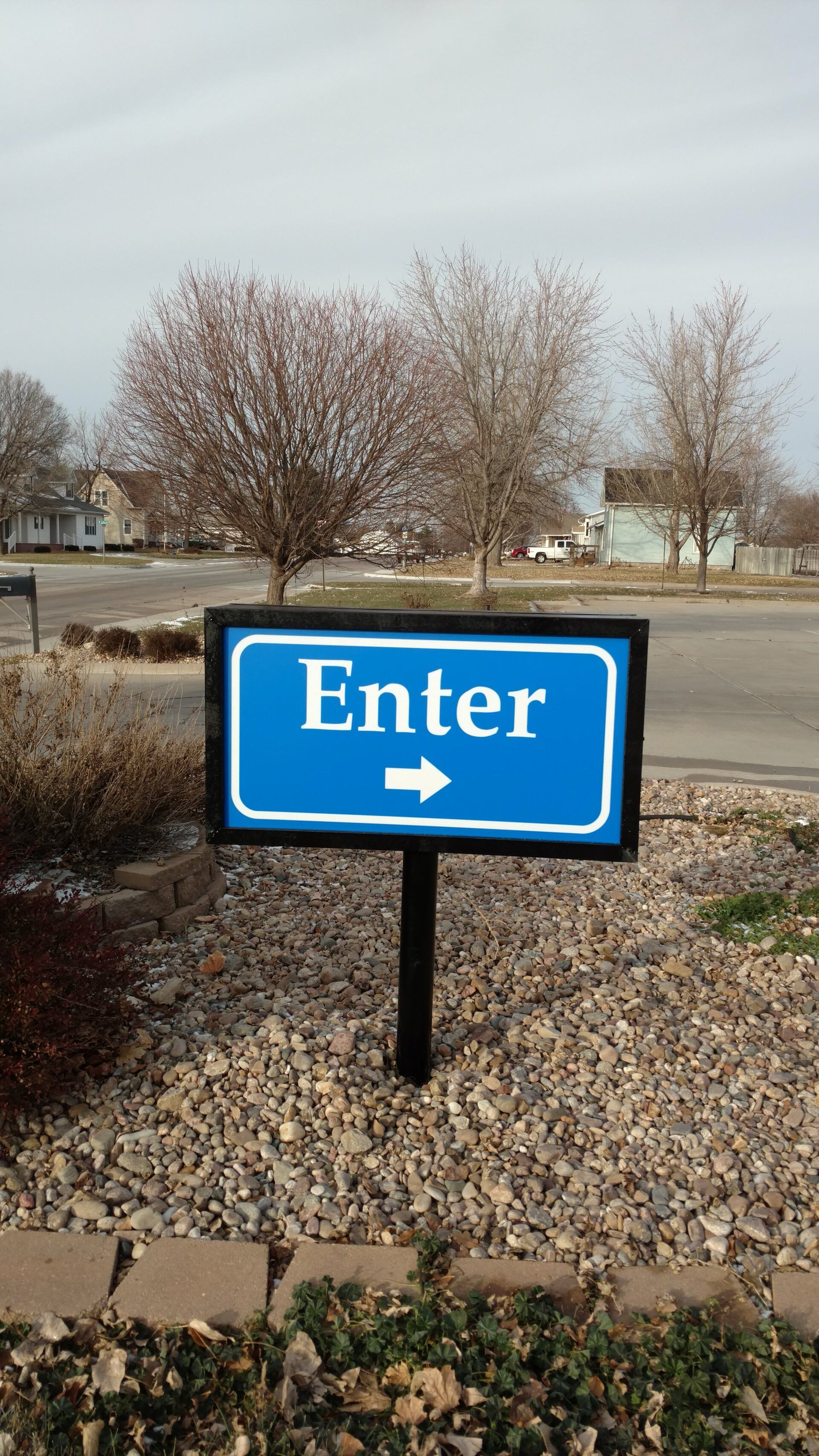 Enter sign