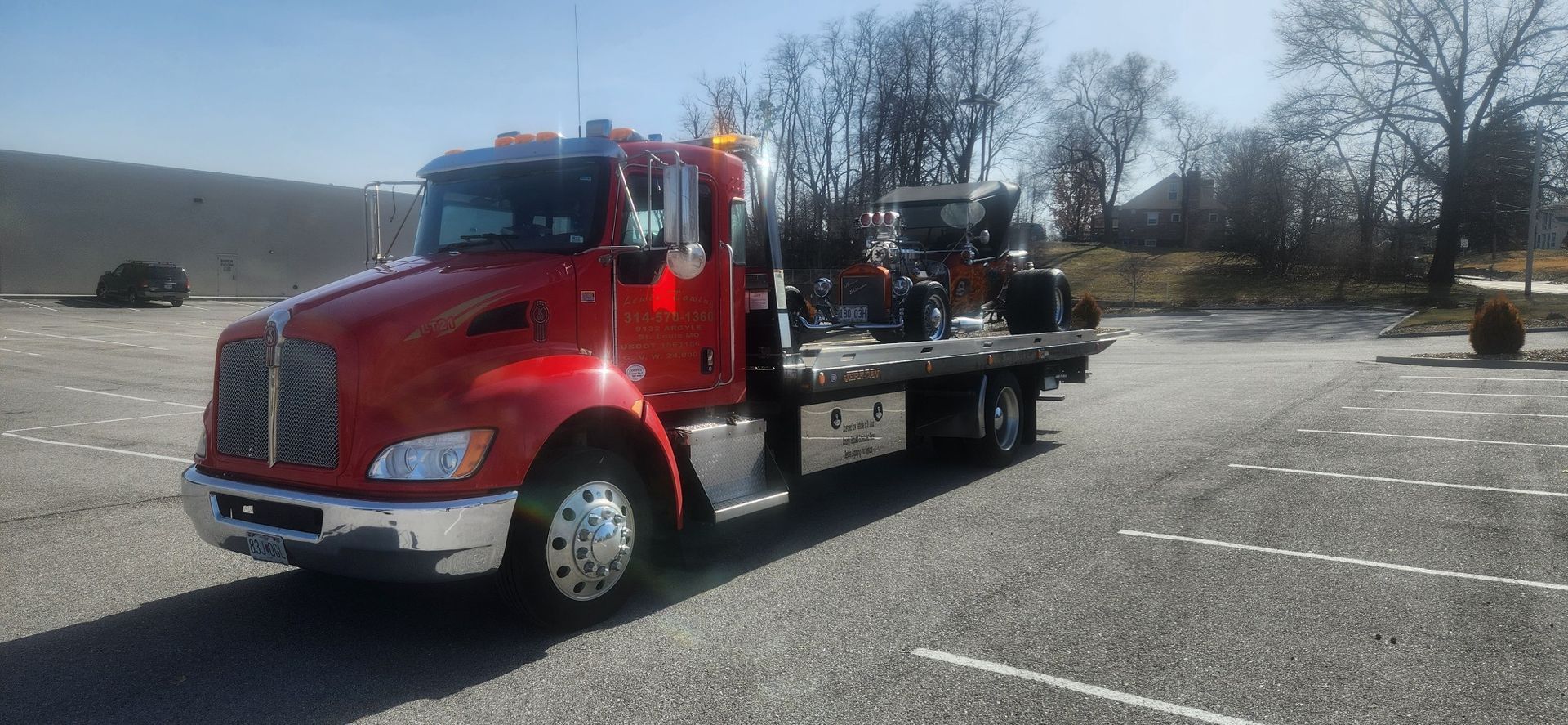 Professional towing service