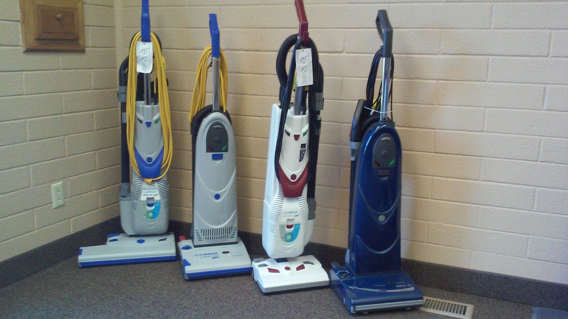 Upright vacuums