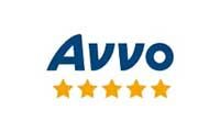 The Avvo logo featuring the brand name in blue text above five gold stars.