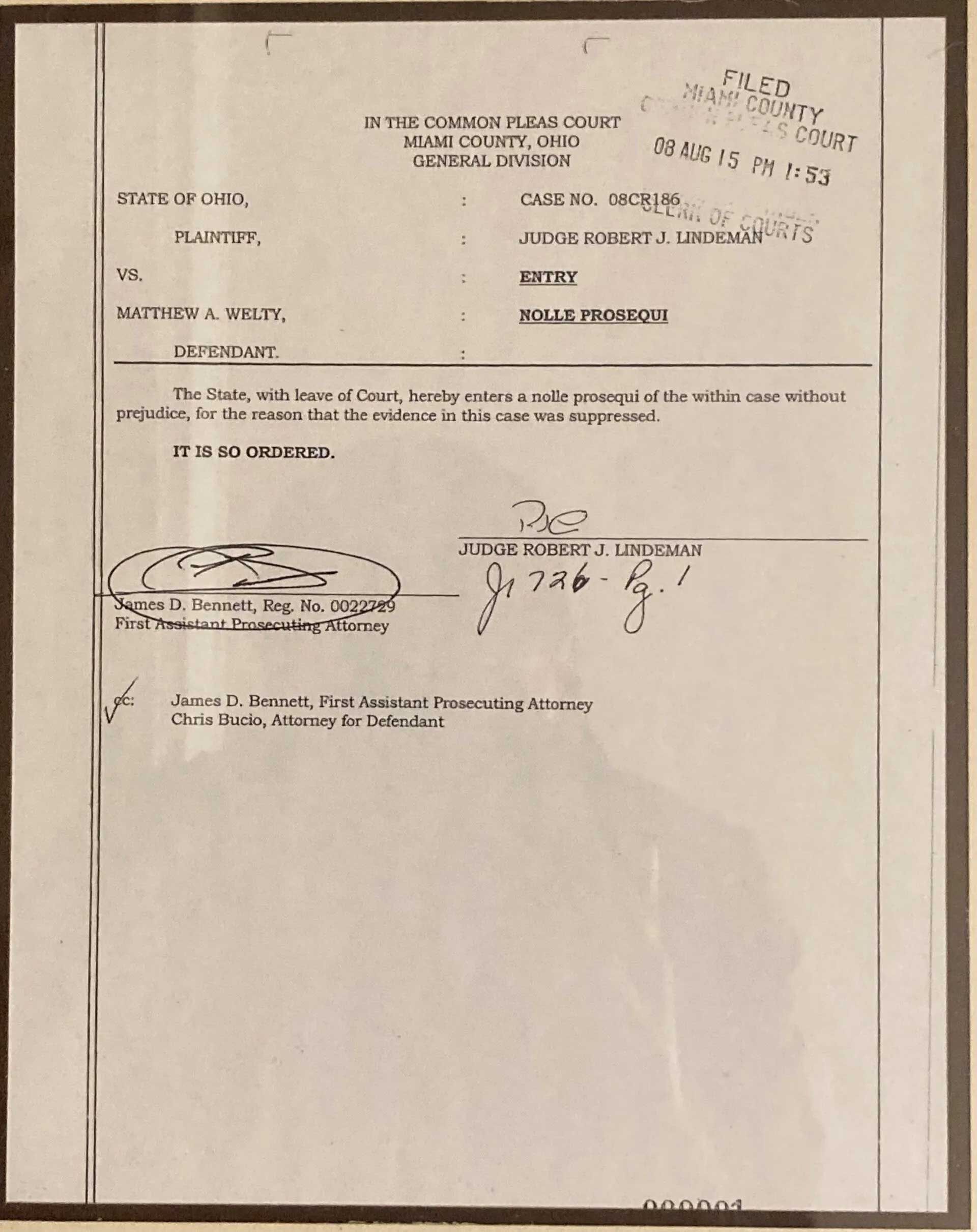 Legal document dated 1956 from the U.S. District Court for the Eastern District of Pennsylvania regarding John P. Nelson.
