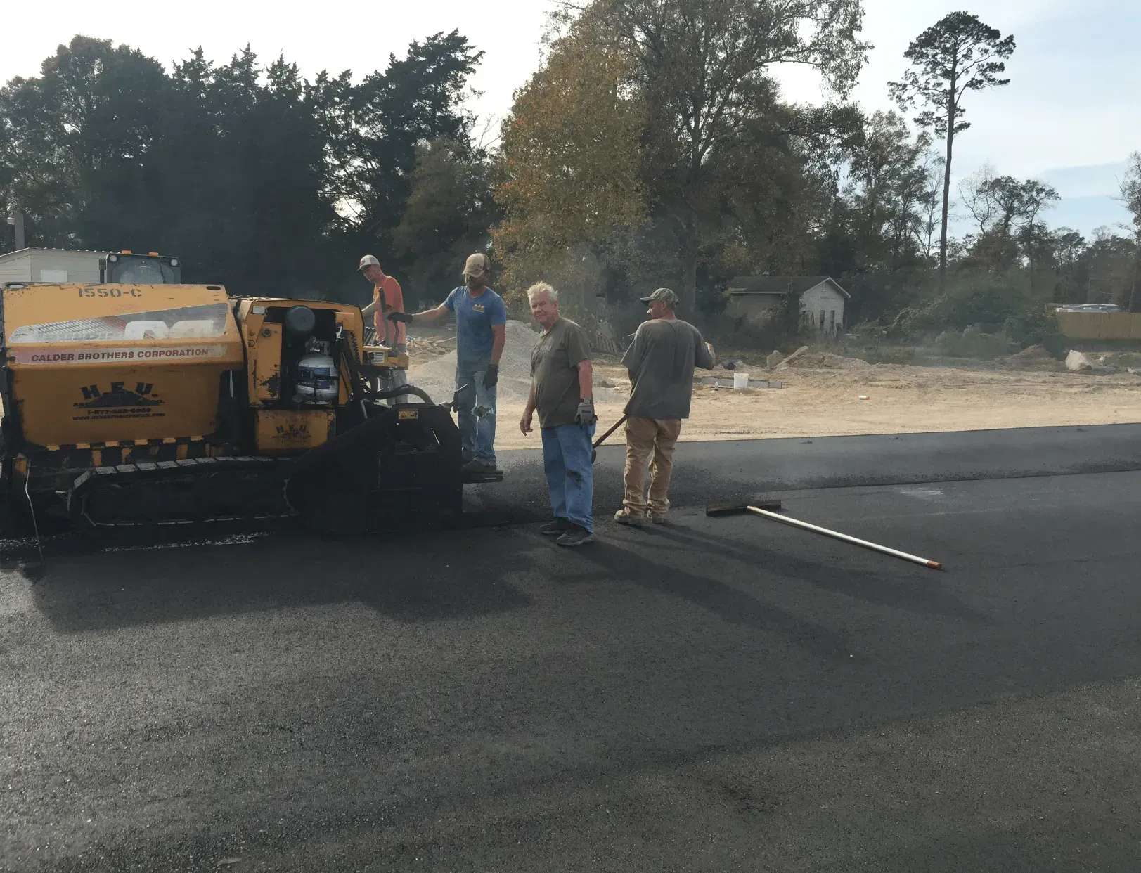 Asphalt paving service